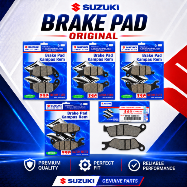 BRAKE PAD ORIGINAL SUZUKI GSX-R/S 150 | RAIDER FI 150 | BELANG R150