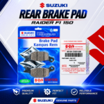 BRAKE PAD ORIGINAL SUZUKI GSX-R/S 150 | RAIDER FI 150 | BELANG R150