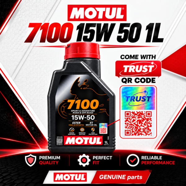 MOTUL 7100 4T 15W 50 1L KTM DUKE | RC | ADV 200/250/390 | COMBO SET
