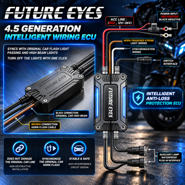 FUTURE EYES GALAXY X60 SPORTLIGHT MOTORCYCLE | UNIVERSAL