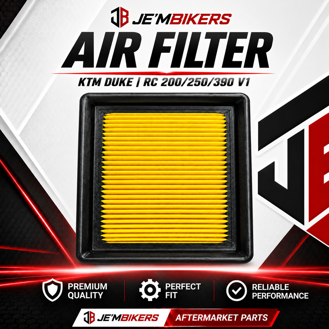 JE’MBIKERS KTM Air Filter Poster