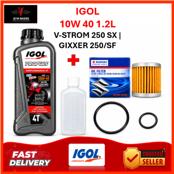 IGOL PROPULS PERFORMANCE 4T 10W-40 SUZUKI GIXXER 250/SF | V-STORM 250 SX